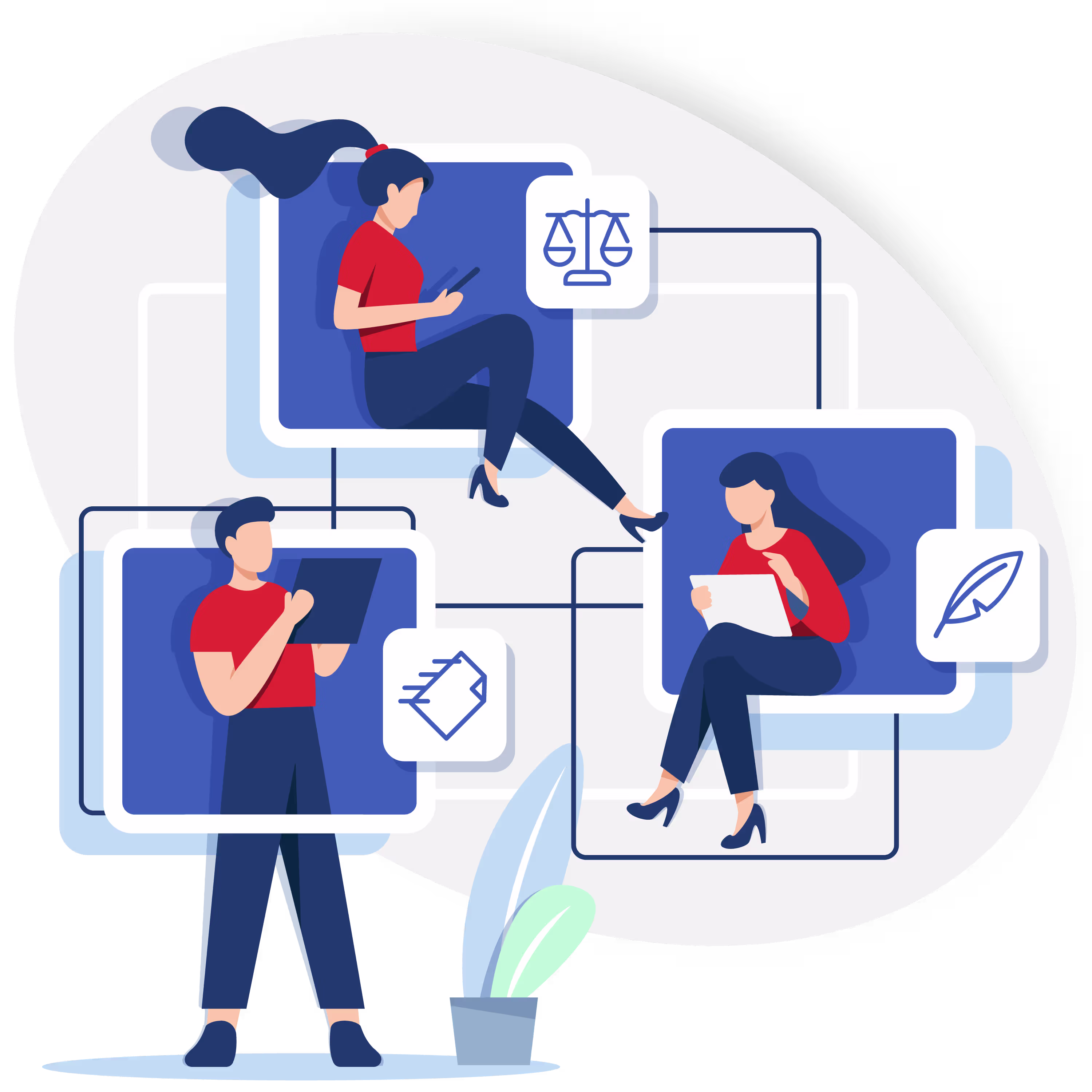 Illustration hero Gazette Solutions